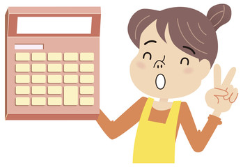 主婦と電卓