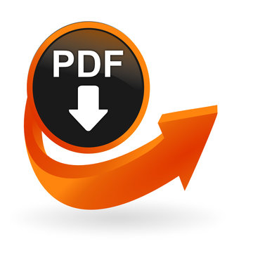 PDF t&eacute;l&eacute;chargement sur web bouton fl&egrave;che orange