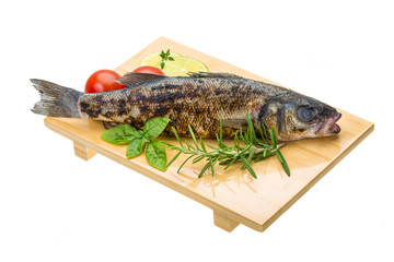 Roasted seabass
