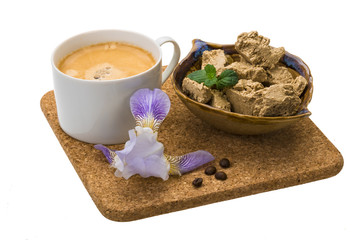 Coffee with Sunflower Halva
