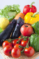 フレッシュ野菜の集合