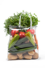 Shopping Bag With Vegetables