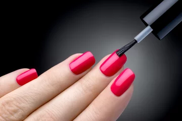 Crédence de cuisine en verre imprimé ManIcure Soins des mains et manucure