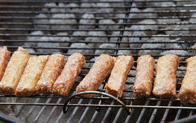 cevapcici auf dem grill