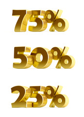 Prozente in Gold