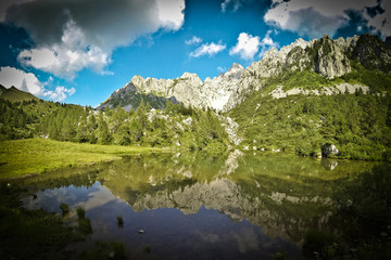 Fototapeta na wymiar Włoskie Alpy