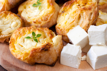 Feta cheese and pastry