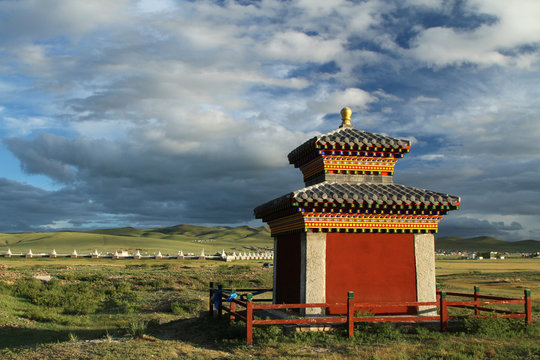 Temple de campagne près de Kharkhorin