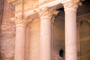 Petra Treasury closeup