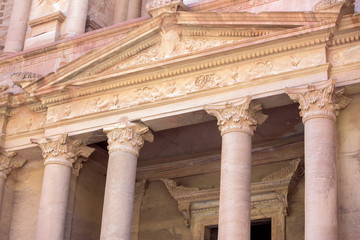Petra Treasury closeup
