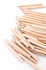 Obraz premium Pencils over white