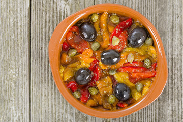 Pimientos Asados - Spanish roasted pepper salad