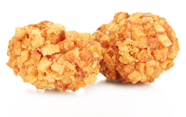 Chicken Kiev isolated on white