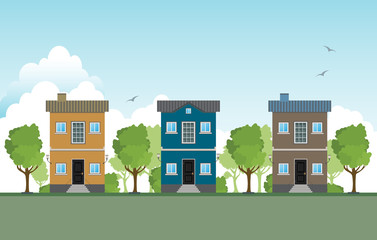 Happy to have a home background sky.