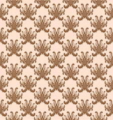 Fototapeta premium Balinese Flower Pattern