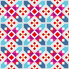 Geometric seamless pattern