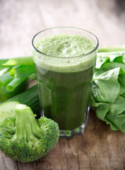 Healthy green juice