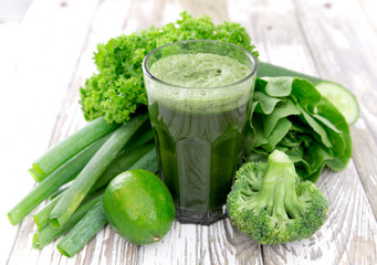 Healthy green juice