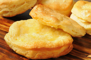 Hot buttermilk biscuits
