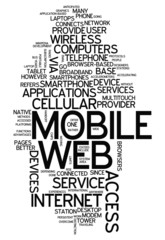 Word Cloud "Mobile Web"