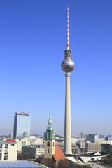 Obraz premium Der Berliner Fernsehturm