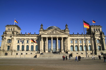 Fototapeta na wymiar Budynku Reichstagu