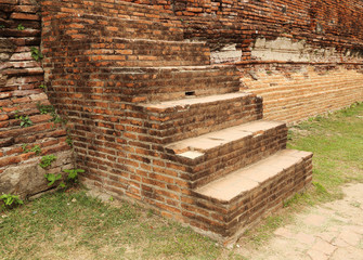 old brick stairs