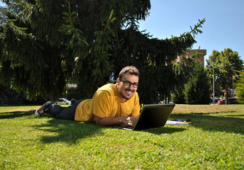 Obraz premium college student