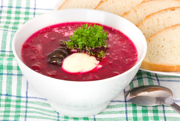 soup, red borsch