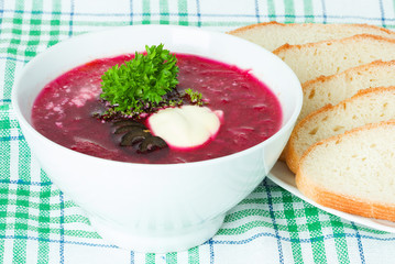 soup, red borsch