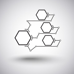 four interconnected cells
