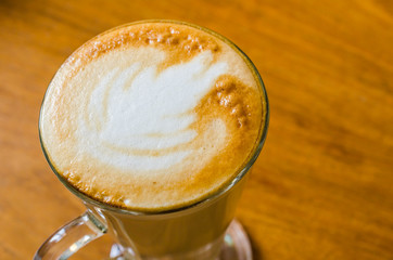 Latte coffee