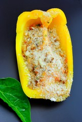 Peperone giallo gratinato