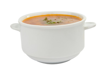 soup isolated