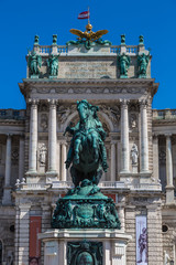 Vienna Hofburg Imperial Palace at day, - Austria