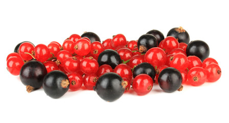 Currants isolated on white