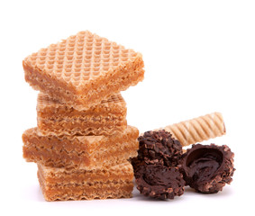 Wafers or honeycomb waffles