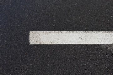 Fototapeta premium white line on the pavement