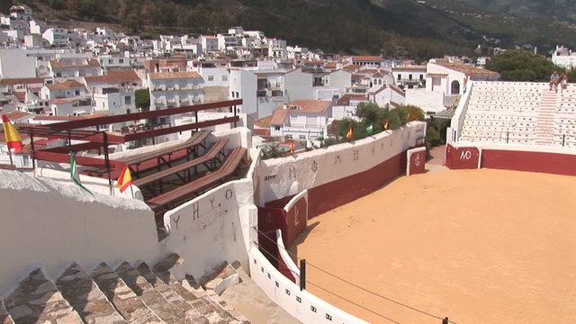 Bull fighting arena in Spain