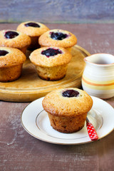 plum and yogurt cakes