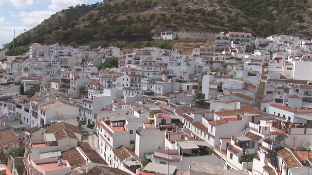 The white Andalusian town of Mijas, Spain