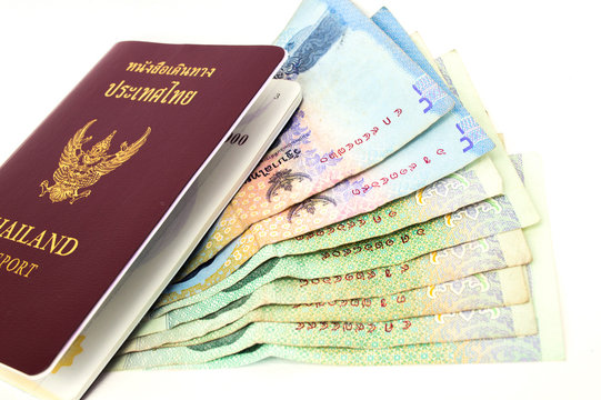 Passport with Thai bank