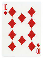 Playing Card - Ten of Diamonds