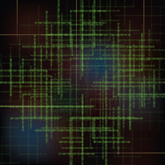 Abstracr technology background with  binary code.