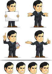 Businessman or Office Executive Customizable Mascot 8