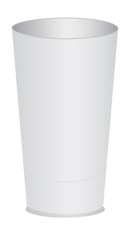 plain White Plastic Glass