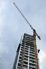 Naklejka premium High Rise Construction