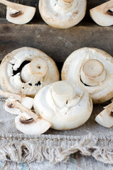 Fresh champignons