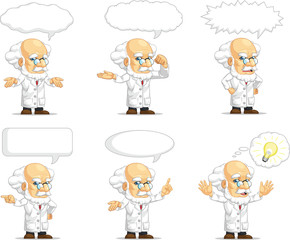 Scientist or Professor Customizable Mascot 15