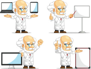 Scientist or Professor Customizable Mascot 14